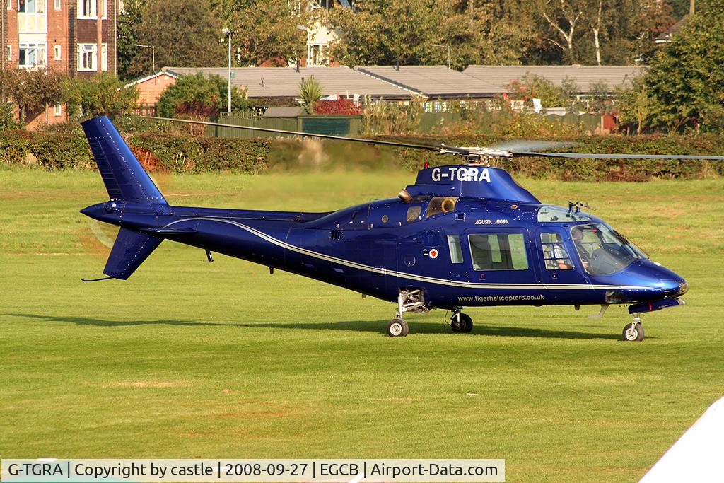 G-TGRA, 1982 Agusta A-109A Hirundo C/N 7201, seen @ Barton