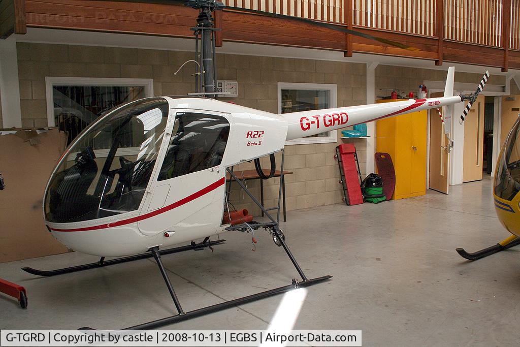 G-TGRD, 1997 Robinson R22 Beta II C/N 2712, seen @ Shobdon