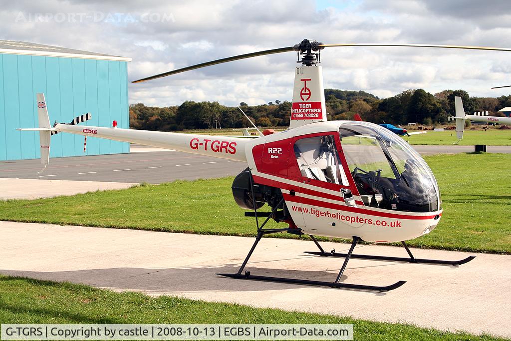 G-TGRS, 1989 Robinson R22 Beta C/N 1069, seen @ Shobdon