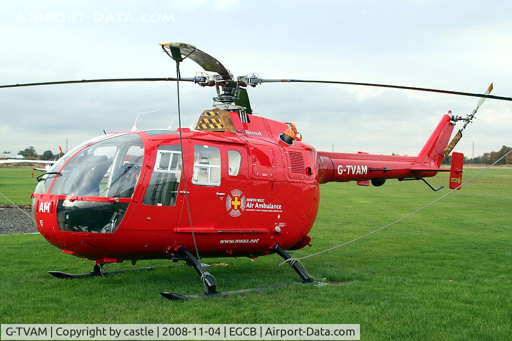 G-TVAM, 1979 MBB Bo-105DBS-4 C/N S-392, seen @ Barton