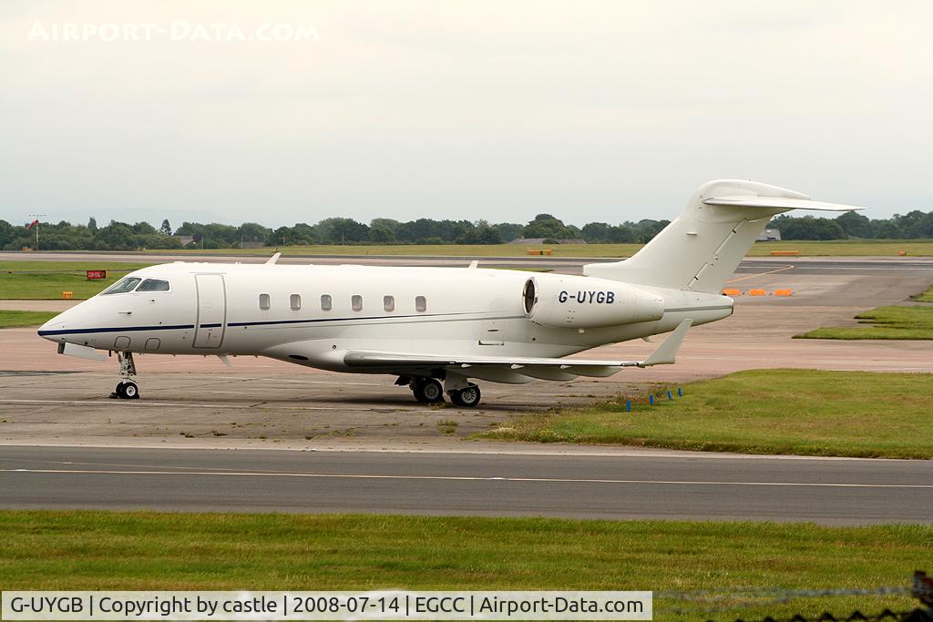G-UYGB, 2007 Bombardier Challenger 300 (BD-100-1A10) C/N 20169, seen @ Manchester