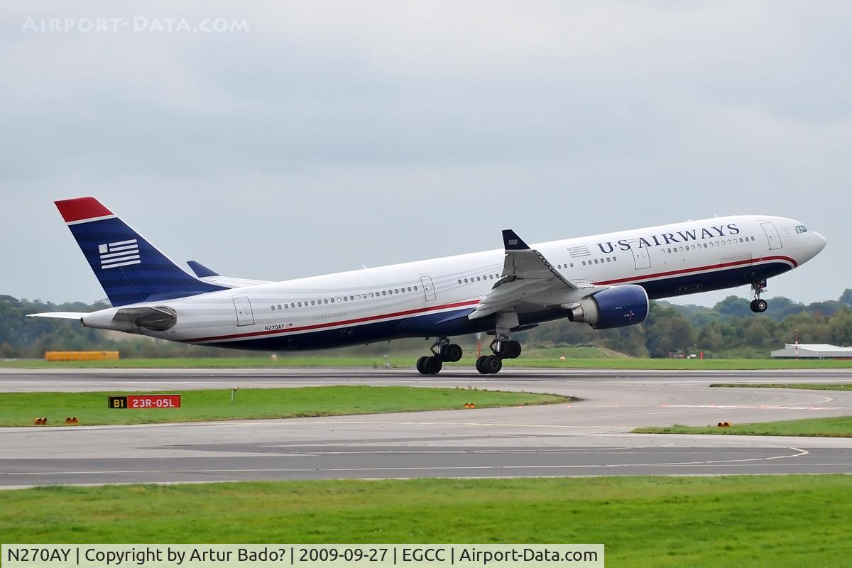 N270AY, 2000 Airbus A330-323 C/N 315, U.S. Airways