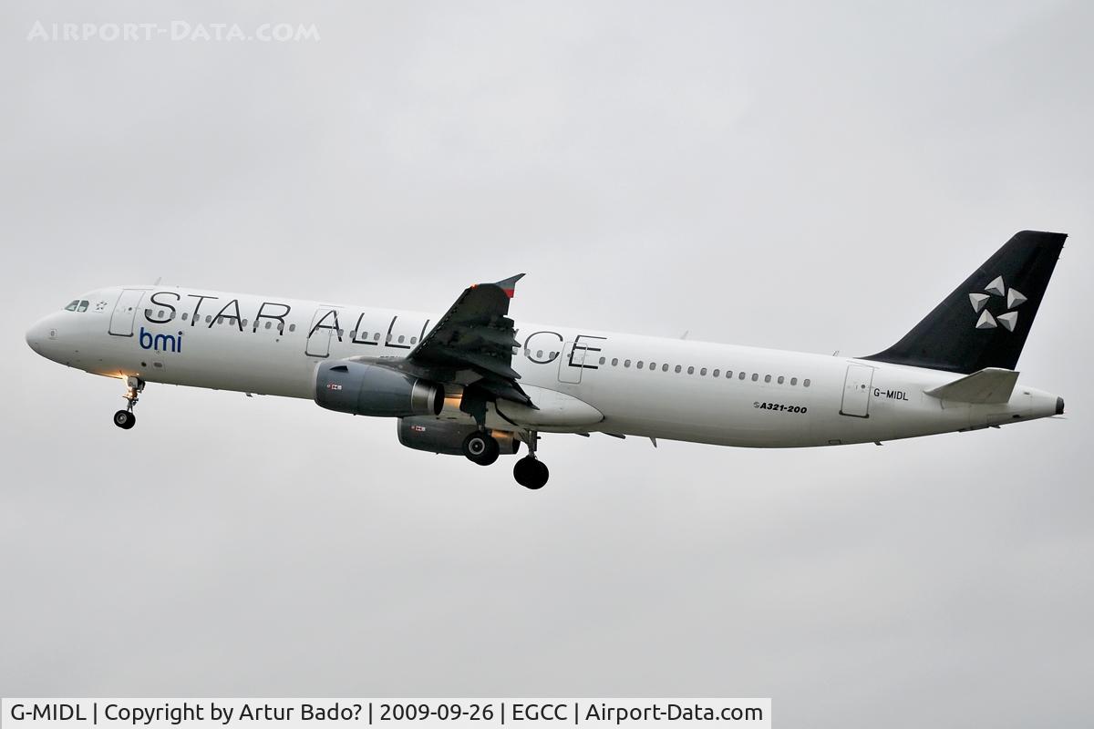 G-MIDL, 2000 Airbus A321-231 C/N 1174, BMI