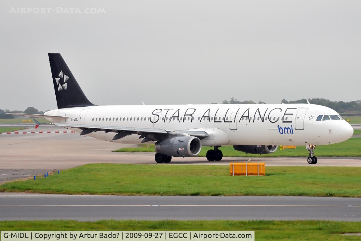 G-MIDL, 2000 Airbus A321-231 C/N 1174, BMI
