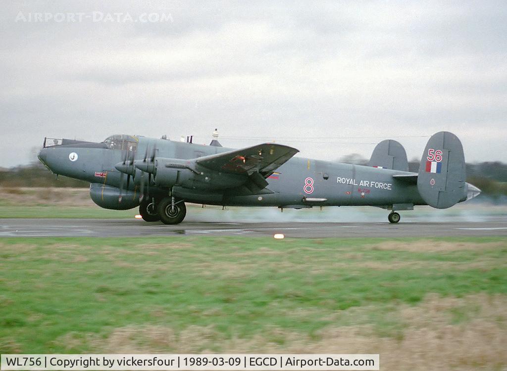 WL756, 1953 Avro 716 Shackleton AEW.2 C/N R3/696/239002, Visiting Woodford with four other Shacks.
