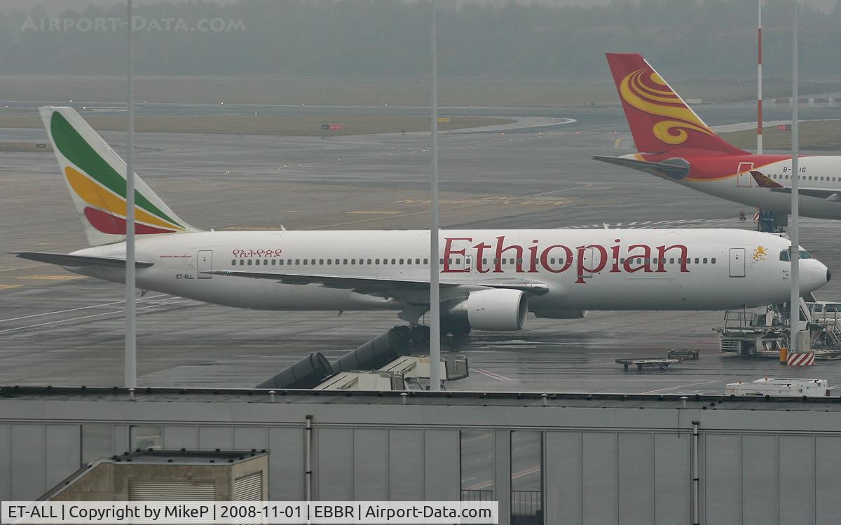 ET-ALL, 2000 Boeing 767-3BG/ER C/N 30564, Parked up in between flights at BRU.