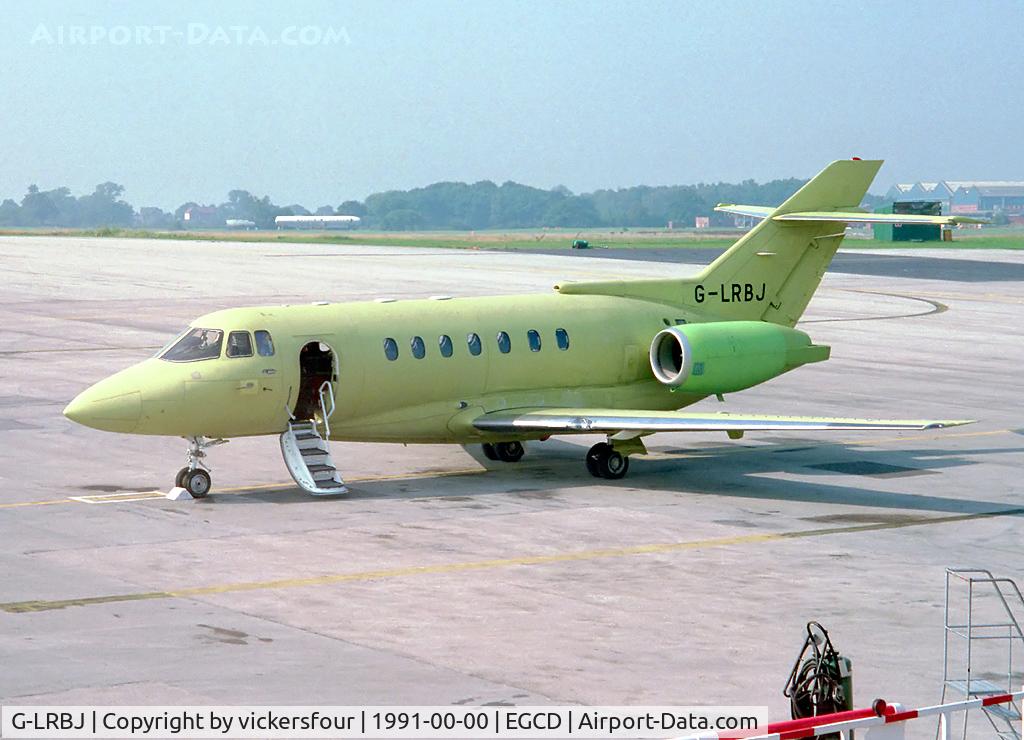 G-LRBJ, 1991 British Aerospace BAe.125-1000B C/N 259004, Visiting from Chester.