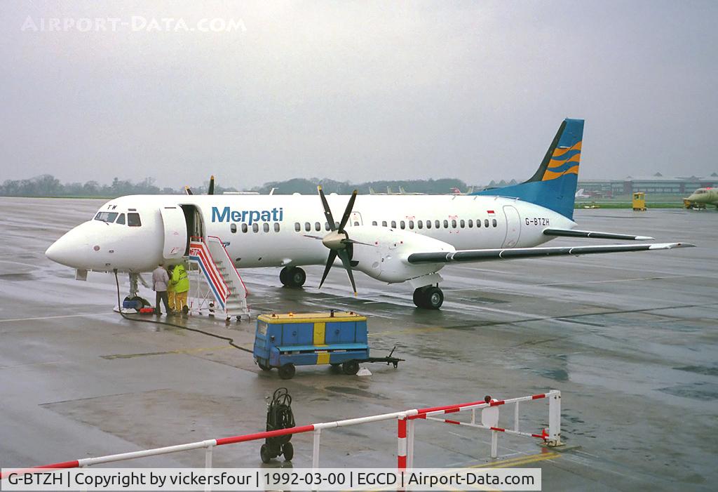G-BTZH, 1992 British Aerospace ATP C/N 2047, Became PK-MTW with Merpati.