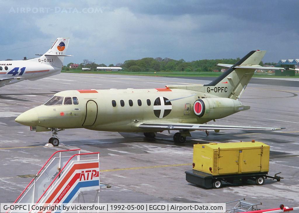 G-OPFC, British Aerospace BAE.125-1000 C/N 258159, Prepared for icing trials.