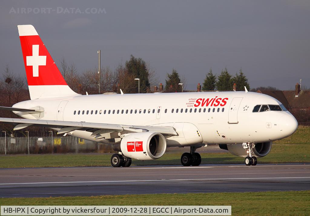 HB-IPX, 1996 Airbus A319-112 C/N 612, Swiss International Airlines