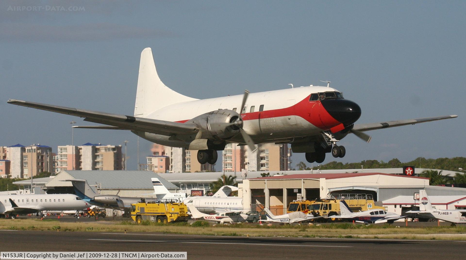N153JR, 1953 Convair 440-38 Metropolitan C/N 117, Convair N153JR departing on runway 10 TNCM