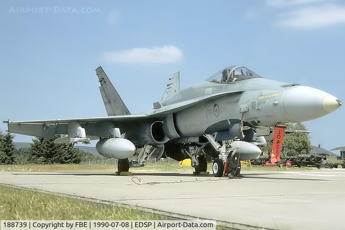 188739, McDonnell Douglas CF-188A Hornet C/N 0284/A229, CF-188A at Fliegerhorst Pferdsfeld