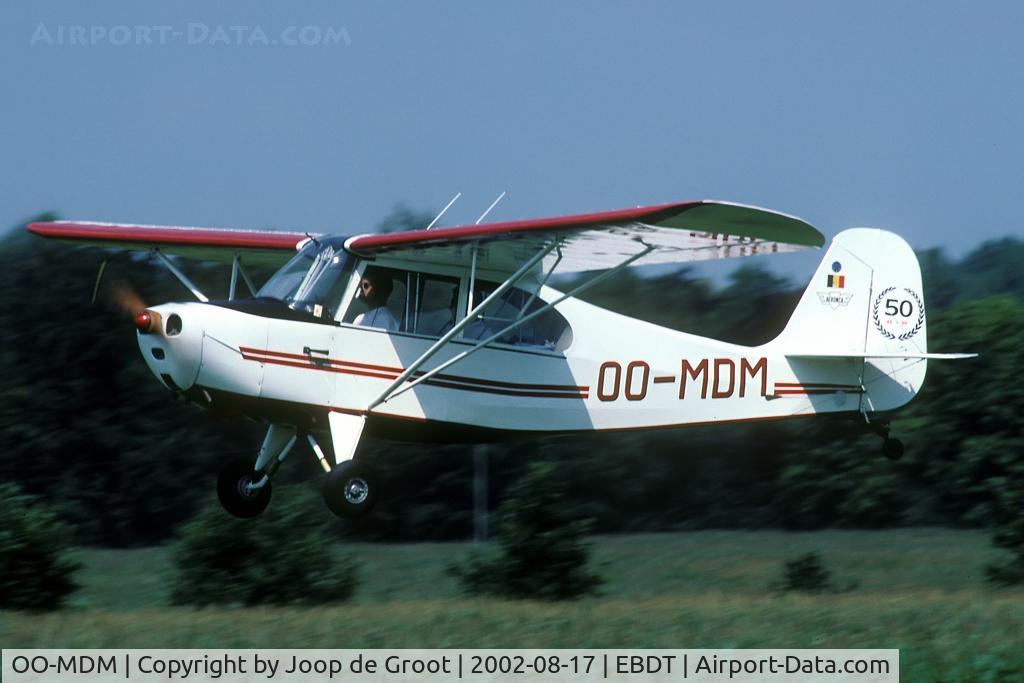 OO-MDM, 1946 Aeronca 7AC Champion C/N 7AC-3623, arrival at the old timer fly in.