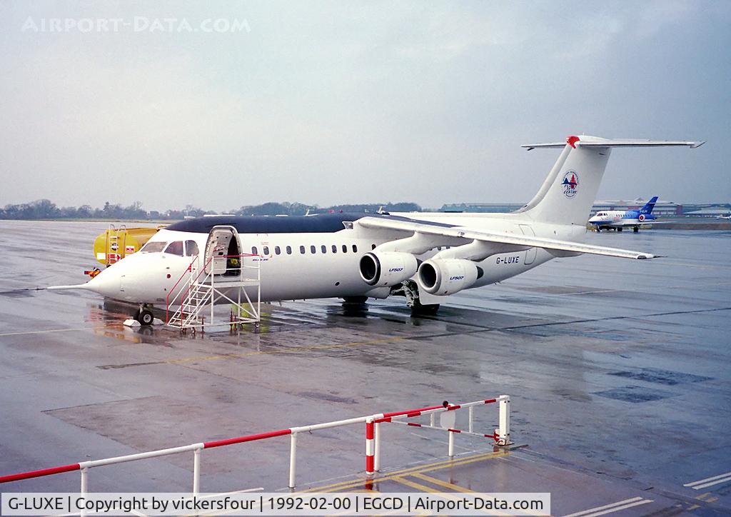 G-LUXE, 1981 British Aerospace BAe.146-301 C/N E3001, In use at the time for LF507 development work.