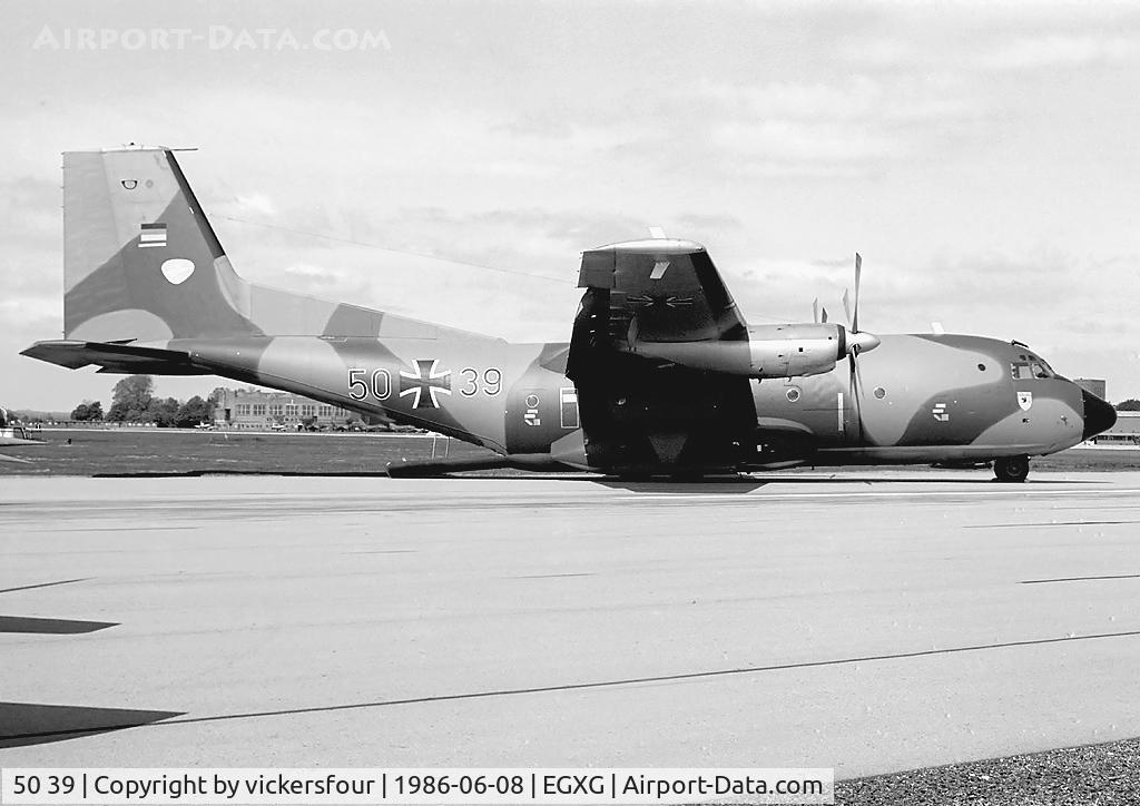 50 39, 1969 Transall C-160D C/N D61, West German Air Force Transal from LTG-62 at the 1986 SSAFA Air Show.