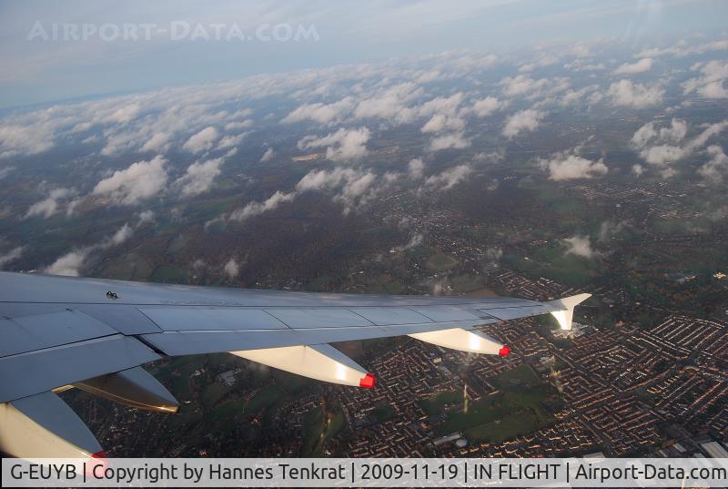 G-EUYB, 2008 Airbus A320-232 C/N 3703, British Airways Airbus A320; Flight BA 704 LHR-VIE