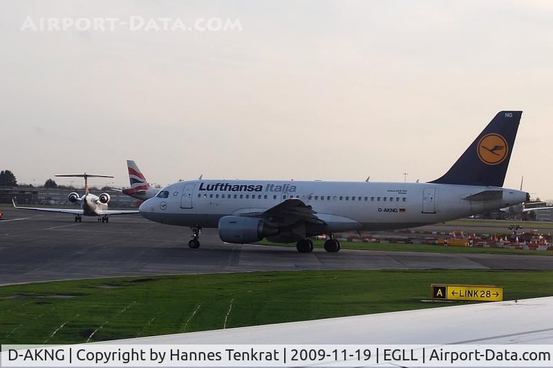D-AKNG, 1997 Airbus A319-112 C/N 654, Lufthansa Italia Airbus A319