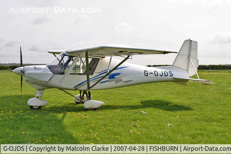 G-OJDS, 2004 Comco Ikarus C42 Cyclone FB80 C/N 0411-6633, Ikarus C42 FB80 at Fishburn Airfield, UK in 2007.