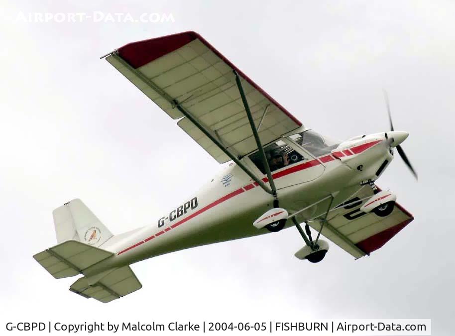 G-CBPD, 2003 Comco Ikarus C42 FB UK C/N PFA 322-13863, Ikarus C42 FB at Fishburn Airfield, UK in 2004.