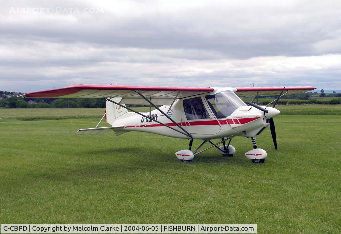 G-CBPD, 2003 Comco Ikarus C42 FB UK C/N PFA 322-13863, Ikarus C42 FB at Fishburn Airfield, UK in 2004.