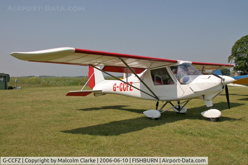 G-CCFZ, 2003 Comco Ikarus C42 FB UK C/N PFA 322-14040, Ikarus C42 FB UK at Fishburn Airfield, UK in 2006.