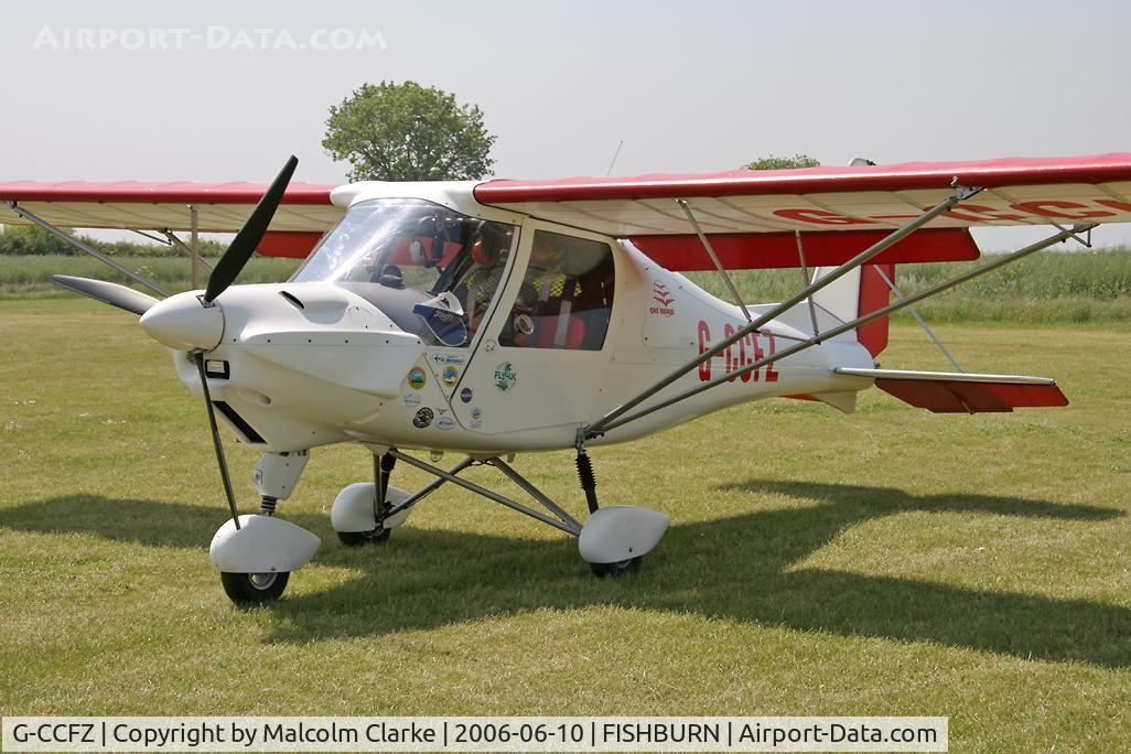 G-CCFZ, 2003 Comco Ikarus C42 FB UK C/N PFA 322-14040, Ikarus C42 FB UK at Fishburn Airfield, UK in 2006.