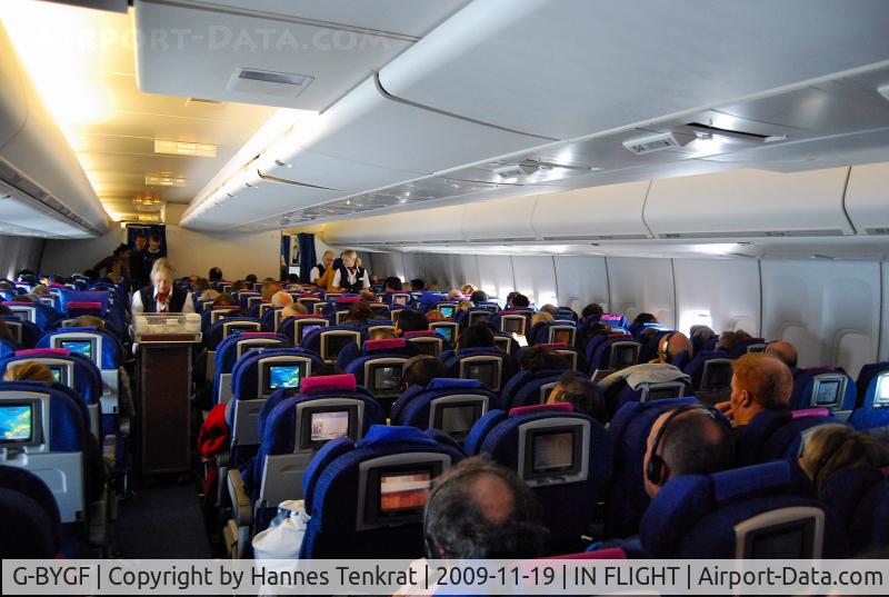 G-BYGF, 1999 Boeing 747-436 C/N 25824, British Airways Boeing 747-400; Flight BA 284 SFO-LHR