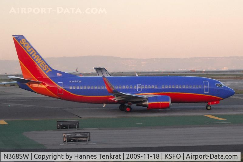 N368SW, 1993 Boeing 737-3H4 C/N 26579, SouthWest Airlines Boeing 737-300