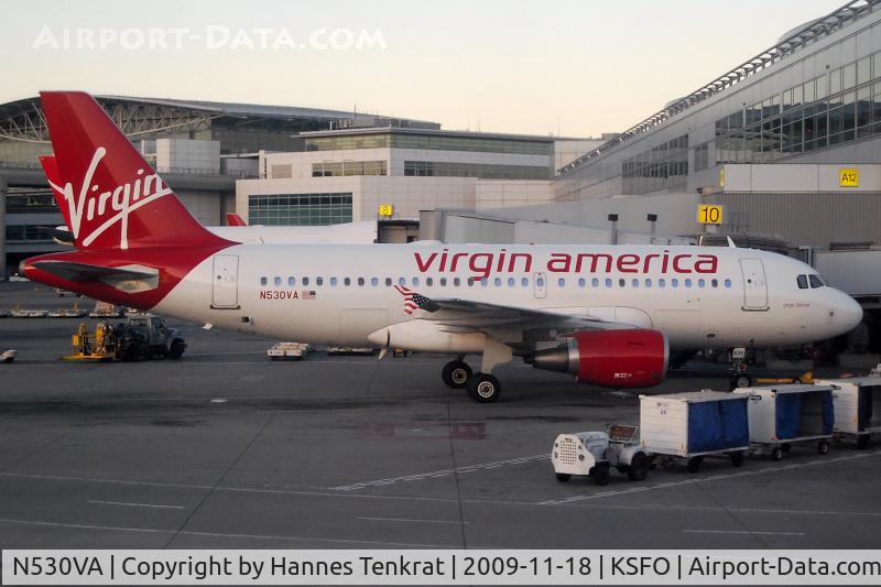 N530VA, 2008 Airbus A319-115 C/N 3686, Virgin America Airbus A319