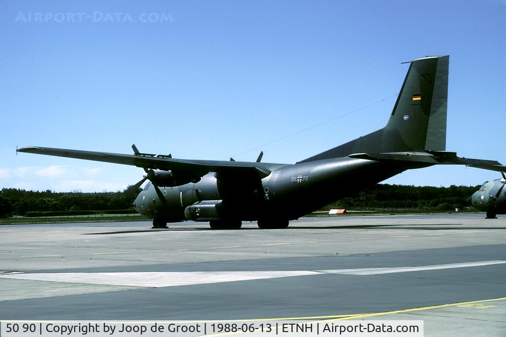 50 90, Transall C-160D C/N D127, One of the many Transalls on the Hohn flightline.