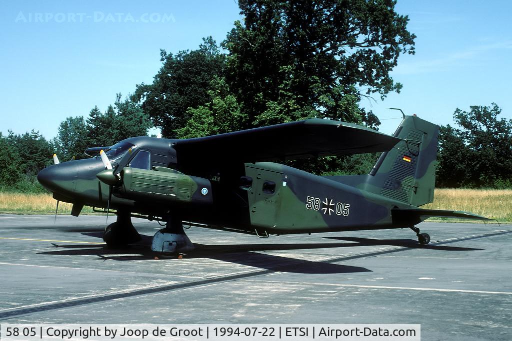 58 05, 1971 Dornier Do-28D-2 Skyservant C/N 4080, This Skyservant was in use with WTD61 as a testbed.