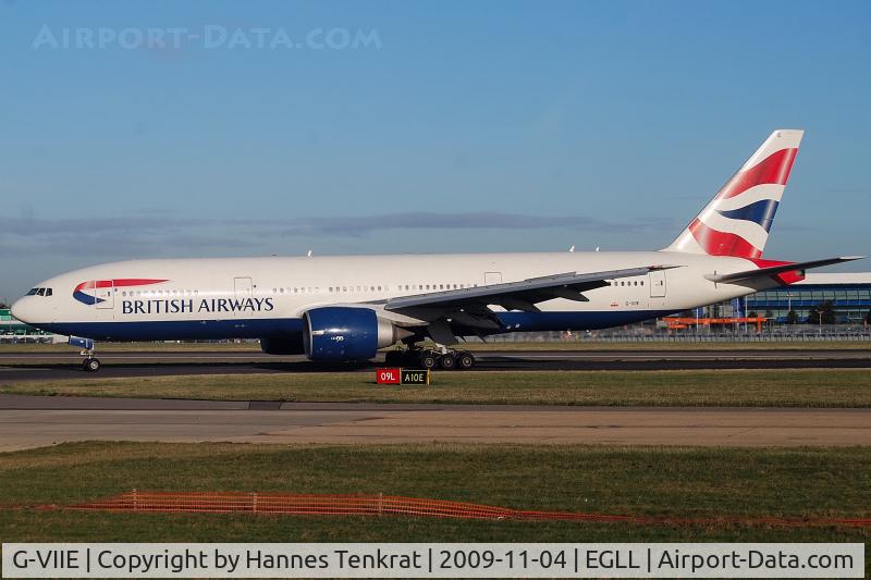 G-VIIE, 1997 Boeing 777-236 C/N 27487, British Airways Boeing 777-200