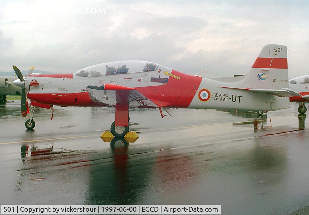 501, Embraer EMB-312F Tucano C/N 312501, French Air Force EMB312F Tucano from GI 312, coded 312-UO (c/n 312501).