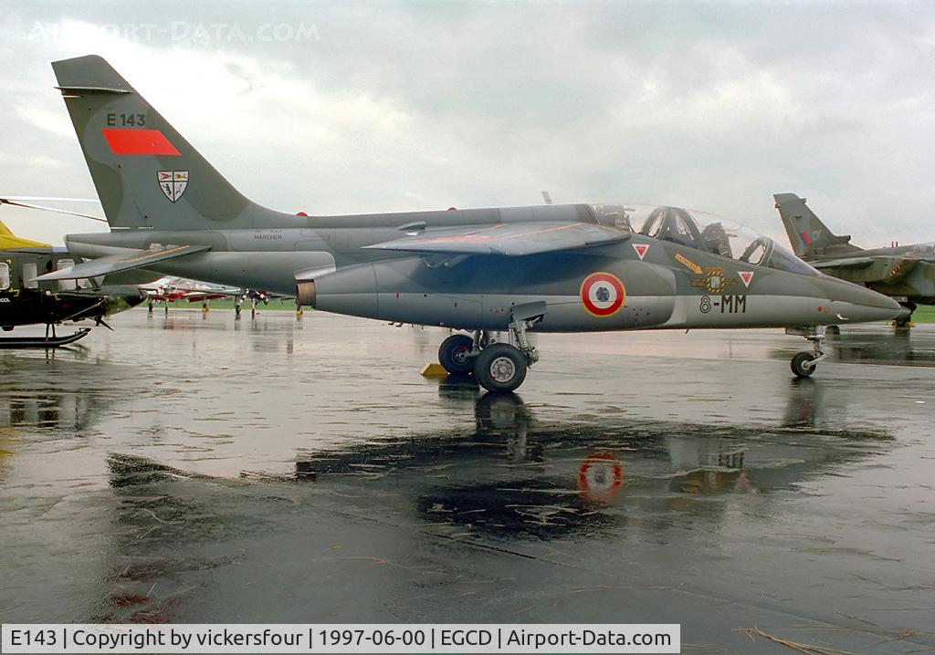 E143, Dassault-Dornier Alpha Jet E C/N E143, French Air Force Alpha Jet E from ET 1/8, coded 8-MM (c/n E143).
