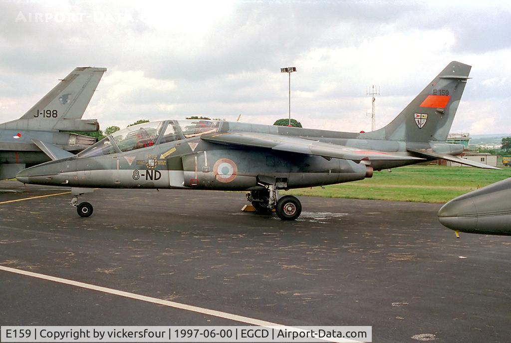 E159, Dassault-Dornier Alpha Jet E C/N E159, French Air Force Alpha Jet E from ET 2/8, coded 8-ND (c/n E159).