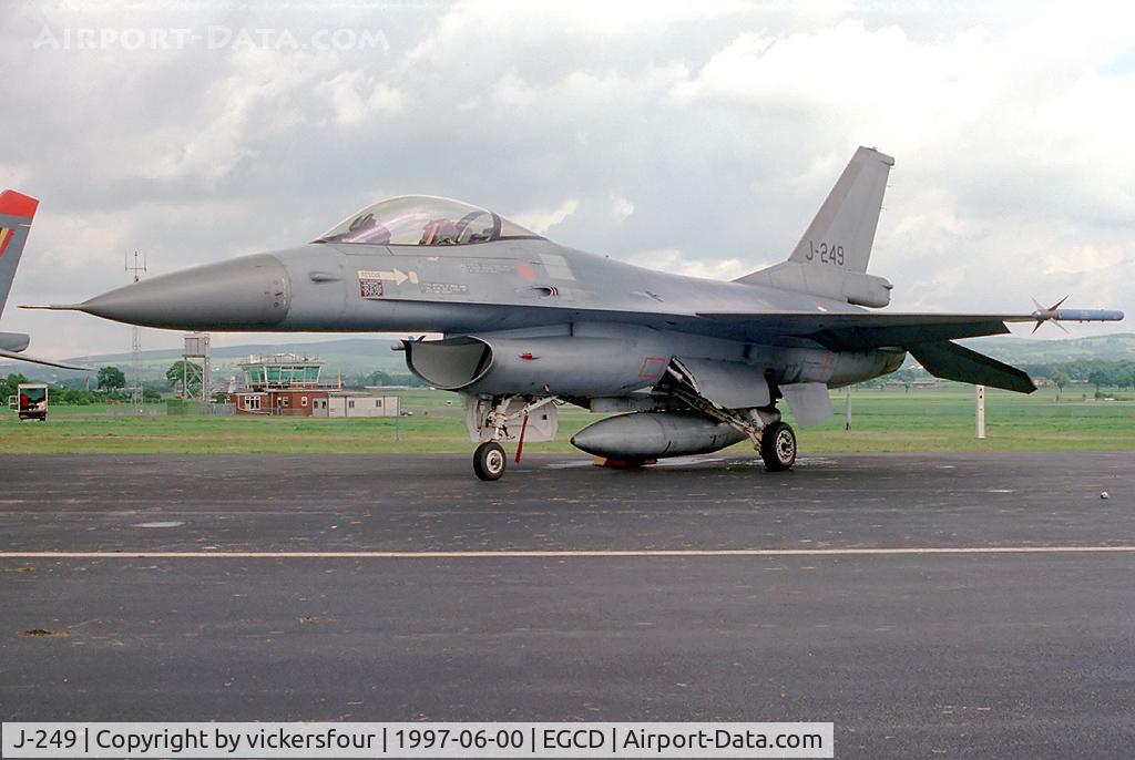 J-249, 1978 Fokker F-16A Fighting Falcon C/N 6D-38, Royal Netherlands Air Force.