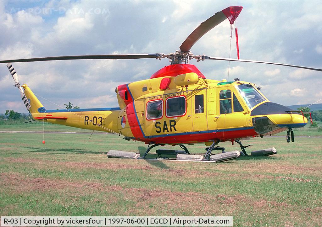 R-03, 1994 Agusta AB-412SP C/N 25641, Royal Netherlands Air Force.