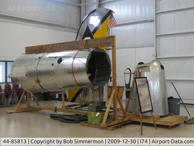 44-85813, 1944 Boeing B-17G Flying Fortress C/N 8722, Restoration of a B17G - components of the tail cone and vertical stabilizer.