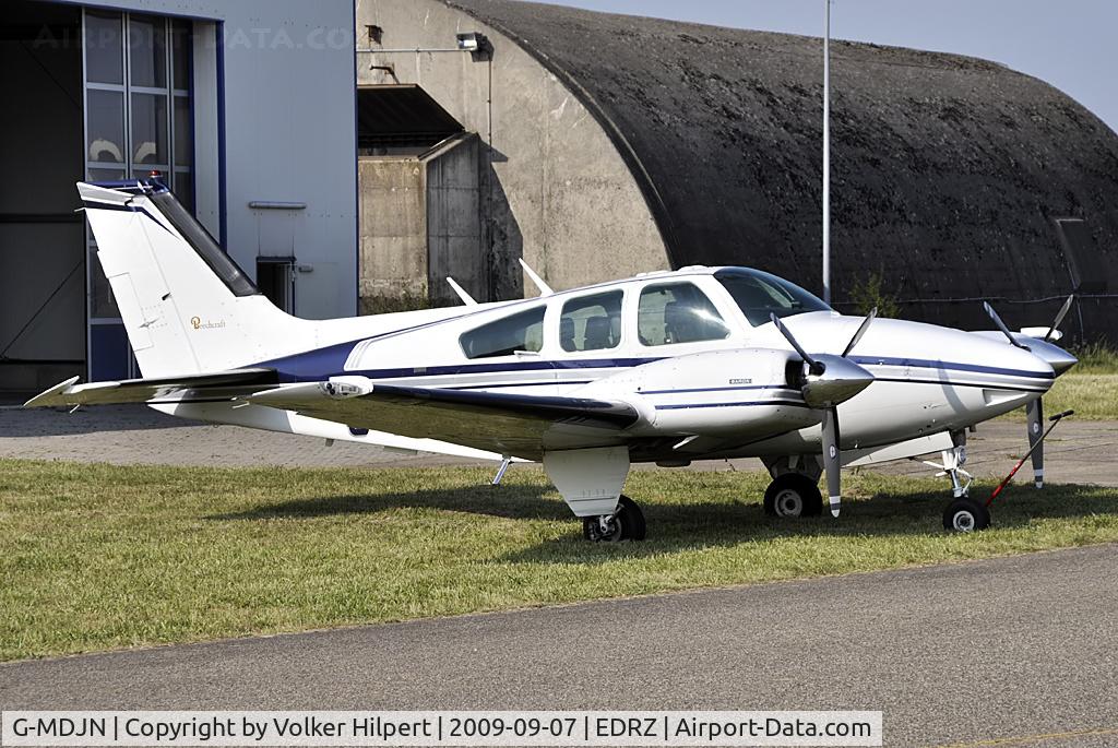 G-MDJN, 1973 Beech 95-B55 Baron Baron C/N TC-1574, at zqw