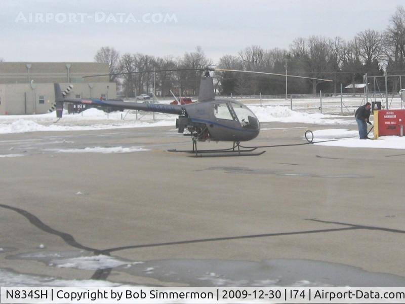 N834SH, 2005 Robinson R22 BETA C/N 3800, On the ramp at Urbana, Ohio