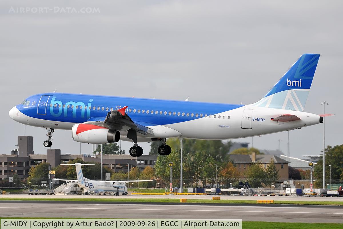 G-MIDY, 1999 Airbus A320-232 C/N 1014, BMI
