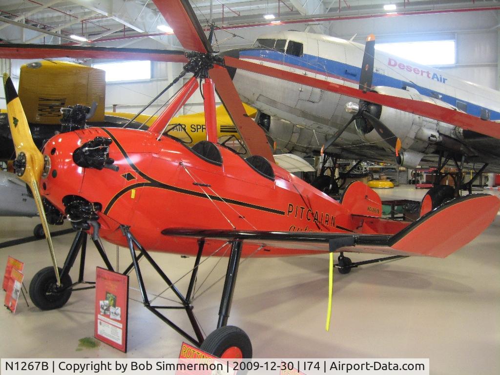N1267B, 1932 Pitcairn PA-18 C/N G-65, On display at the Champaign Aviation Museum - Urbana, Ohio