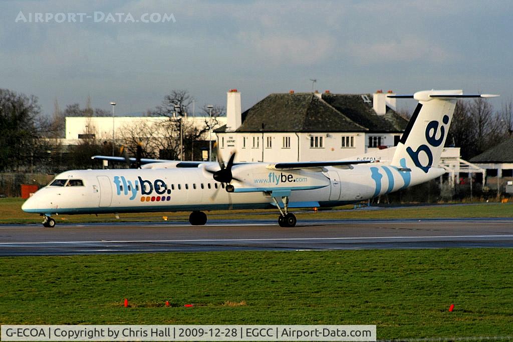 G-ECOA, 2007 De Havilland Canada DHC-8-402Q Dash 8 C/N 4180, flybe