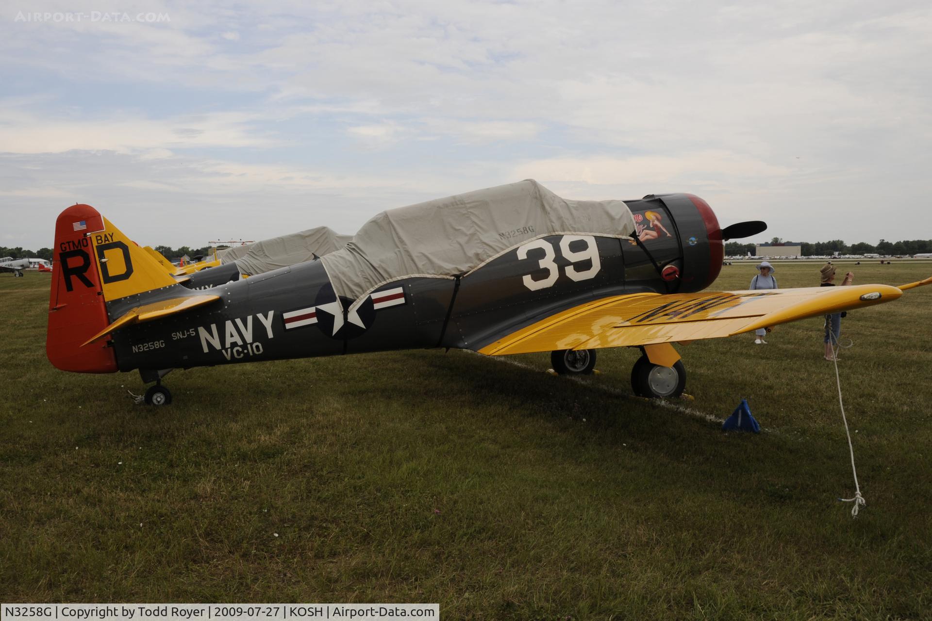 N3258G, North American AT-6D Texan C/N 43839, EAA AIRVENTURE 2009