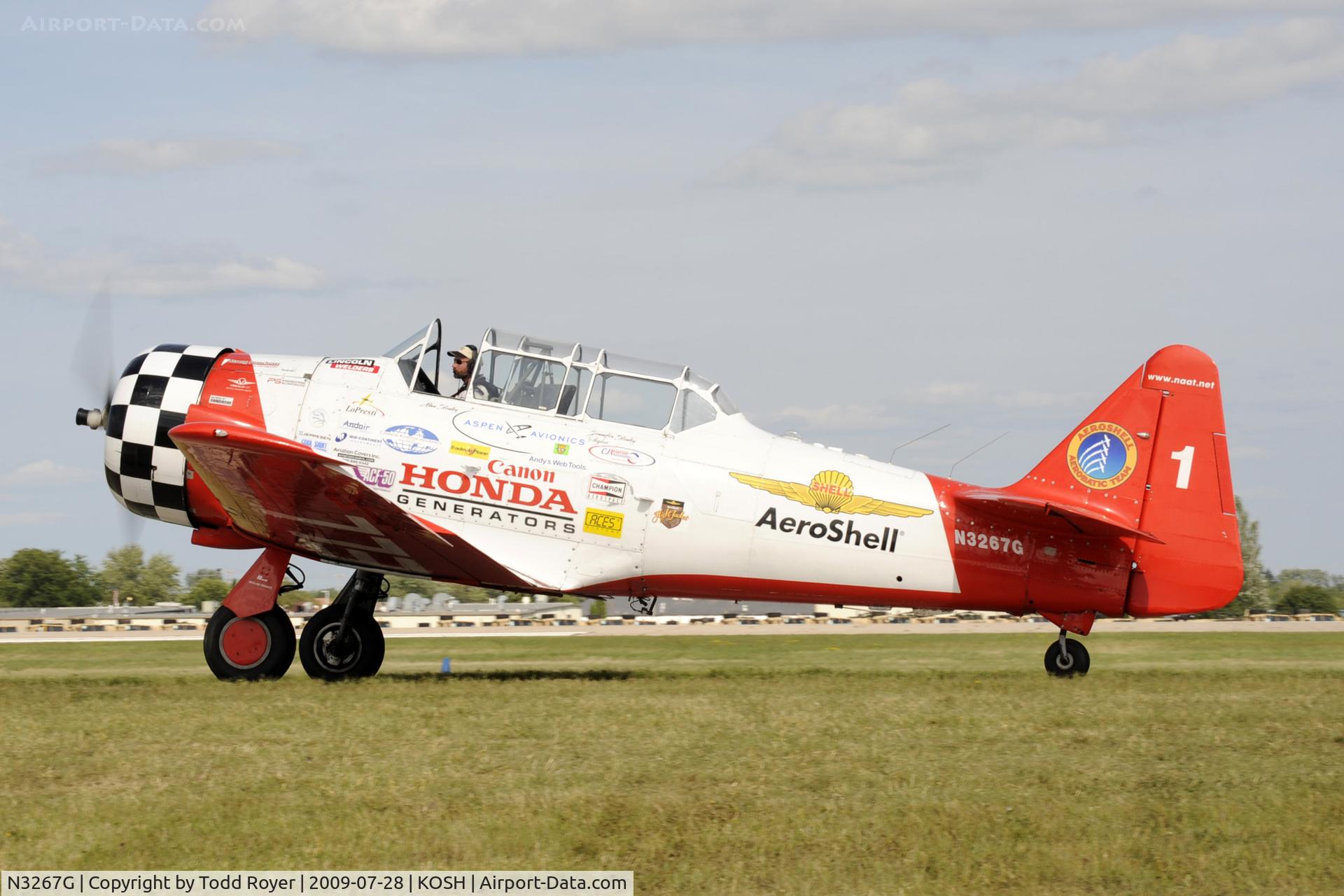 N3267G, 1943 North American SNJ-5 Texan C/N 88-15114, EAA AIRVENTURE 2009