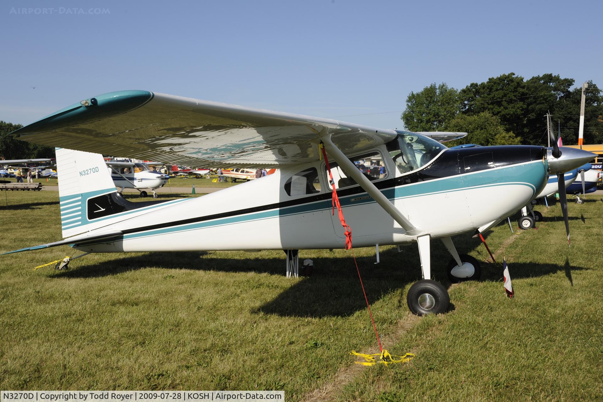 N3270D, 1955 Cessna 180 C/N 32068, EAA AIRVENTURE 2009