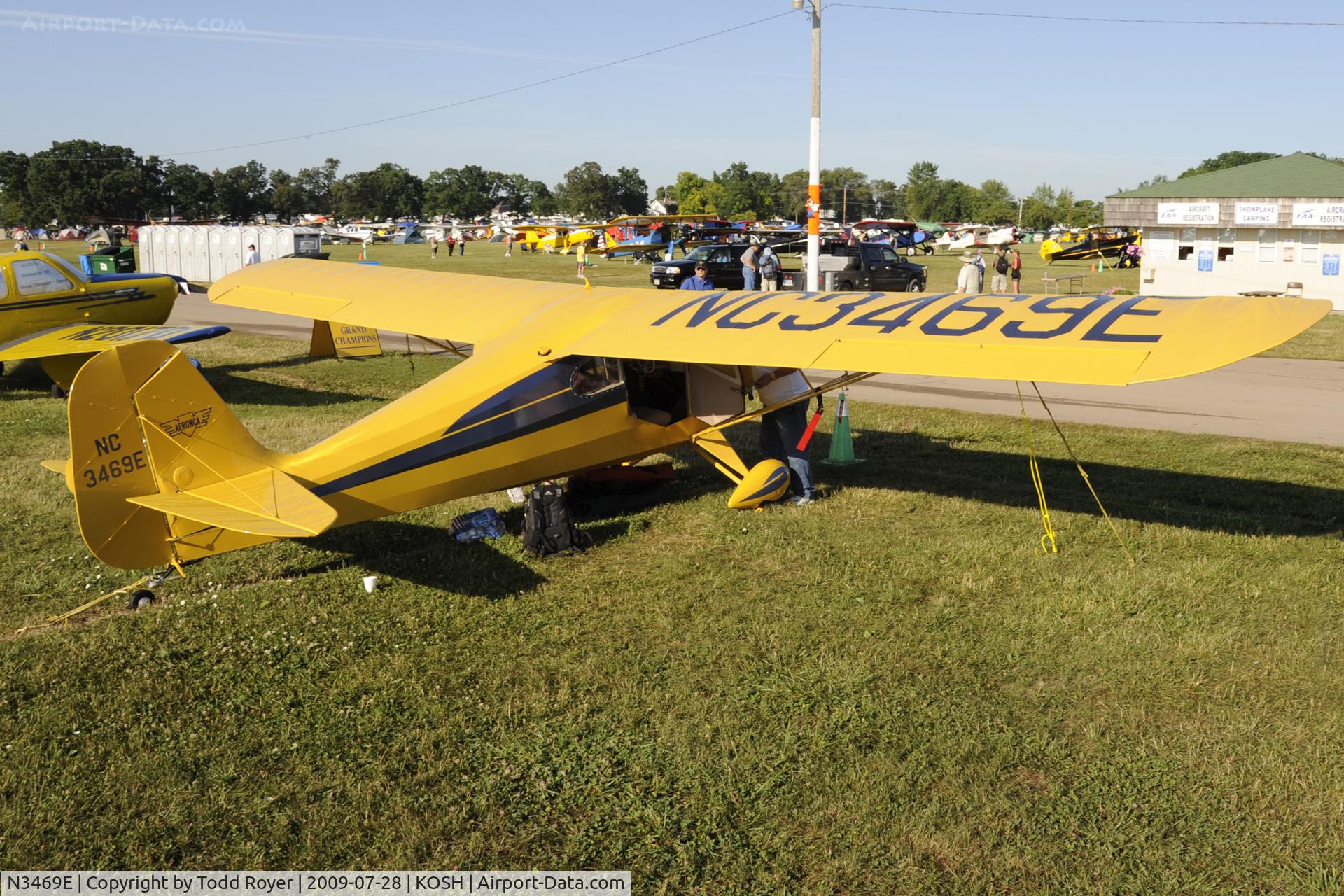 N3469E, 1947 Aeronca 11AC Chief C/N 11AC-1764, EAA AIRVENTURE 2009