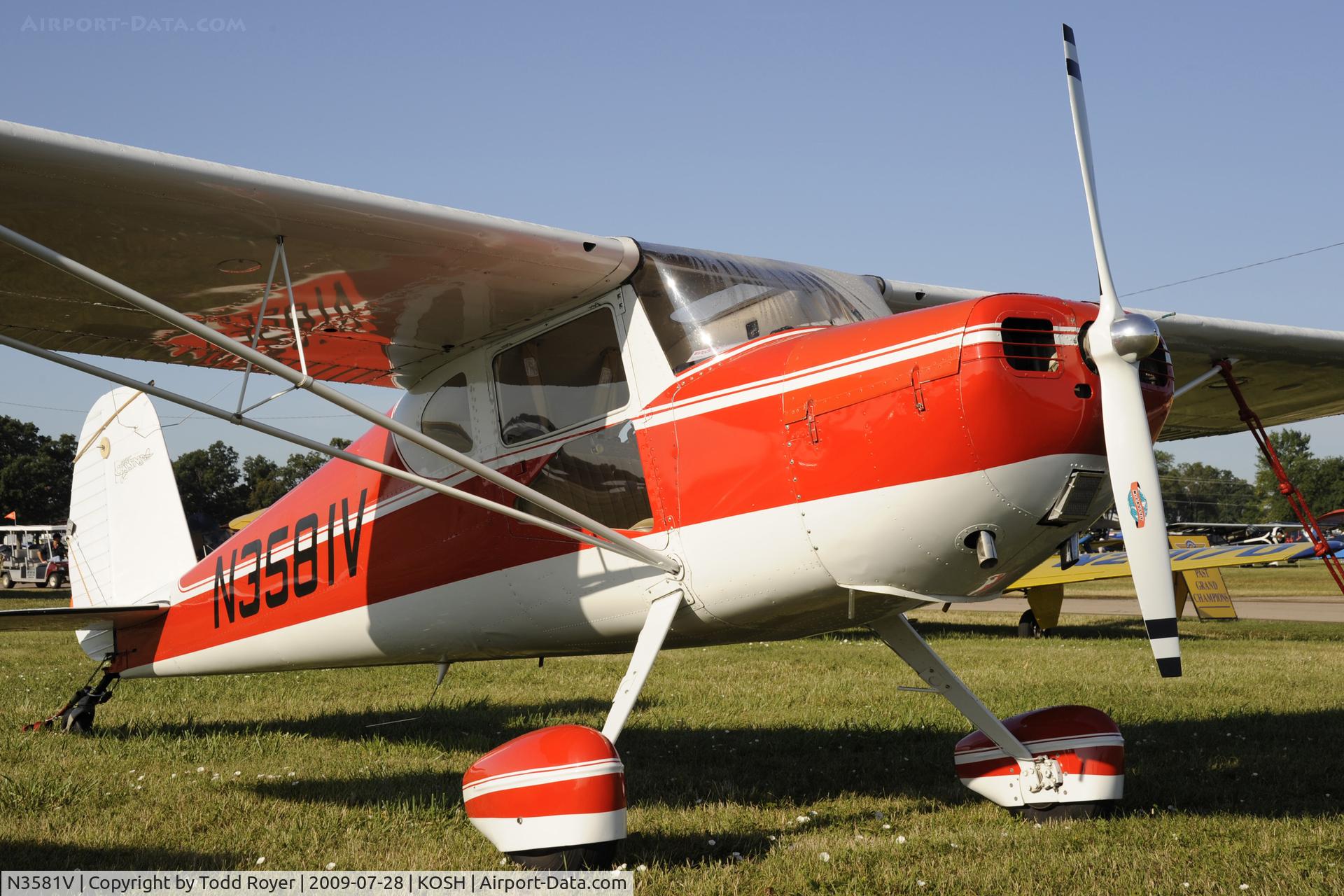 N3581V, 1948 Cessna 140 C/N 14850, EAA AIRVENTURE 2009