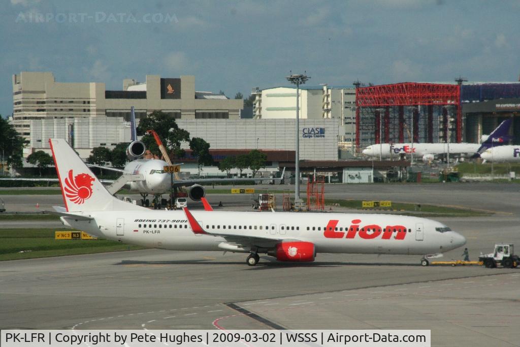 PK-LFR, 2008 Boeing 737-900 C/N 35719, PK-LFR Lion Airlines Boeing 737-900 at Singapore