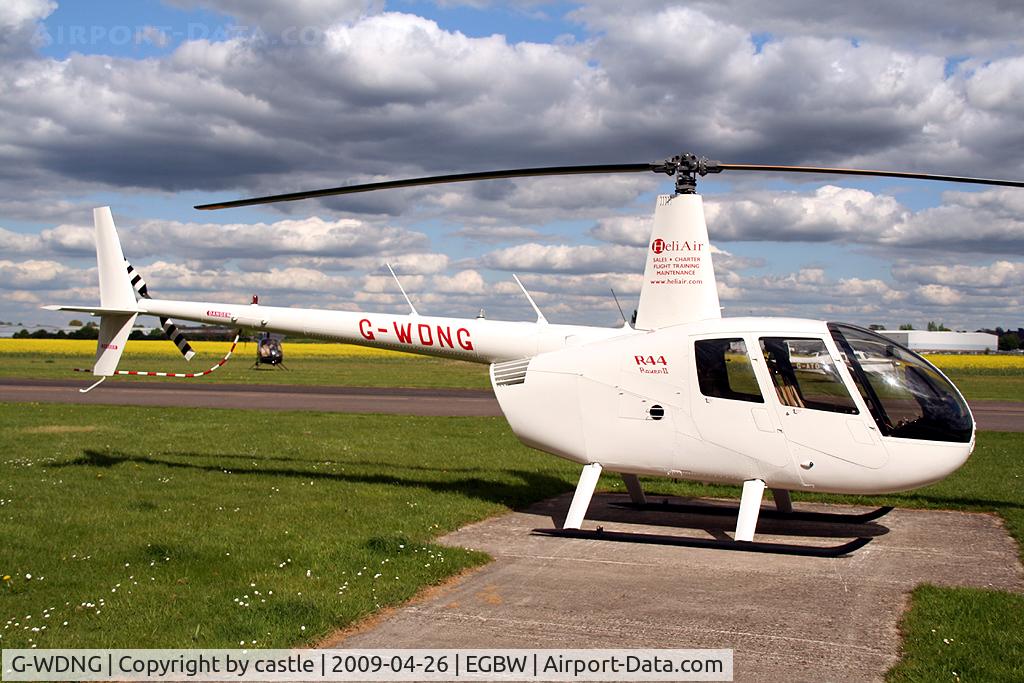 G-WDNG, 2009 Robinson R44 II C/N 12651, seen @ Wellesbourne Mountford